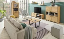 SOHO Großes Loungesofa braun - Webstoff Franka | Sand (Beige) 3