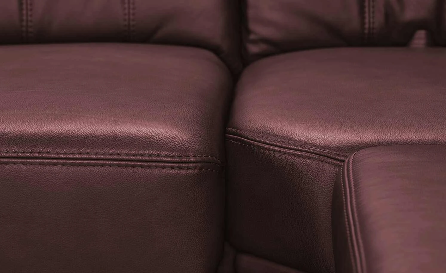 Polstermöbel Oelsa Komfort-Ecksofa aus Leder Andorra | Kirsch (Dunkelrot) rechts Erweiterte Funktion 10 Polstermöbel Oelsa Komfort-Ecksofa aus Leder Andorra | Kirsch (Dunkelrot) rechts Erweiterte Funktion – Bild 8