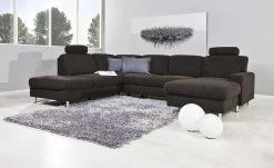 meinSofa Wohnlandschaft Jana | Schoko (Braun) links ohne