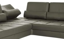 JOOP! Ecksofa Leder Loft 8108 | Stone (Grau) rechts -Sofas Verkaufsladen 19400020 15 202203181234
