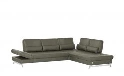 JOOP! Ecksofa Leder Loft 8108 | Stone (Grau) rechts -Sofas Verkaufsladen 19400020 6 202203181234