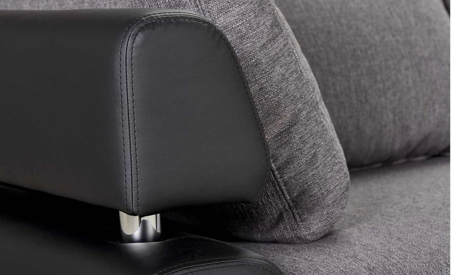 switch Ecksofa Panama | Schwarz Elefant-Grau rechts ohne 9 switch Ecksofa Panama | Schwarz Elefant-Grau rechts ohne – Bild 7