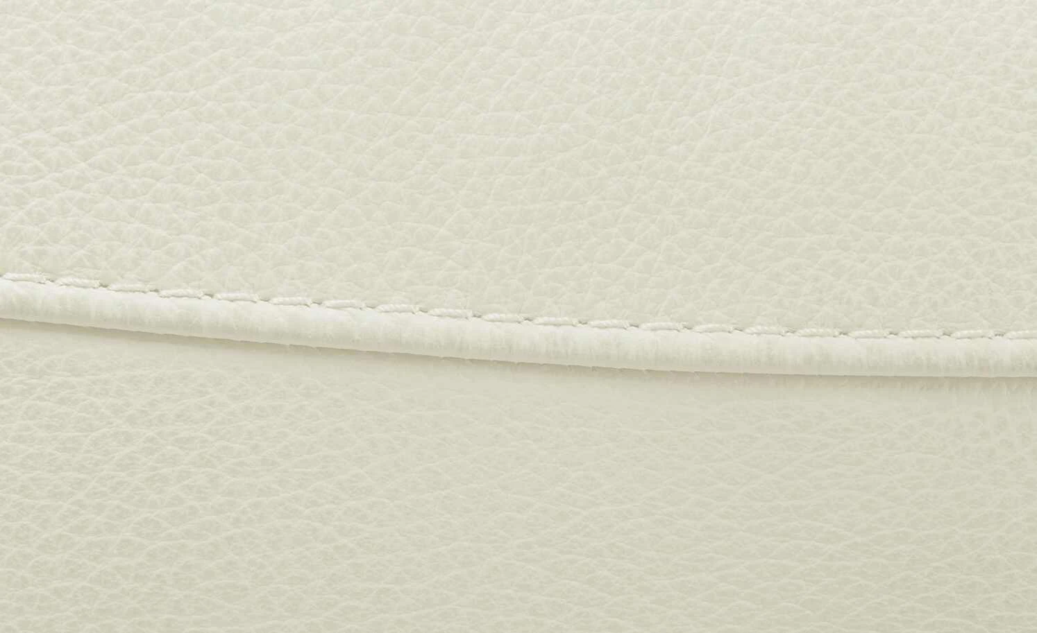 Wohnwert Weißer Dreisitzer aus Leder Ambra | Beige (Weiß) ohne 3 9 Wohnwert Weißer Dreisitzer aus Leder Ambra | Beige (Weiß) ohne 3 – Bild 7