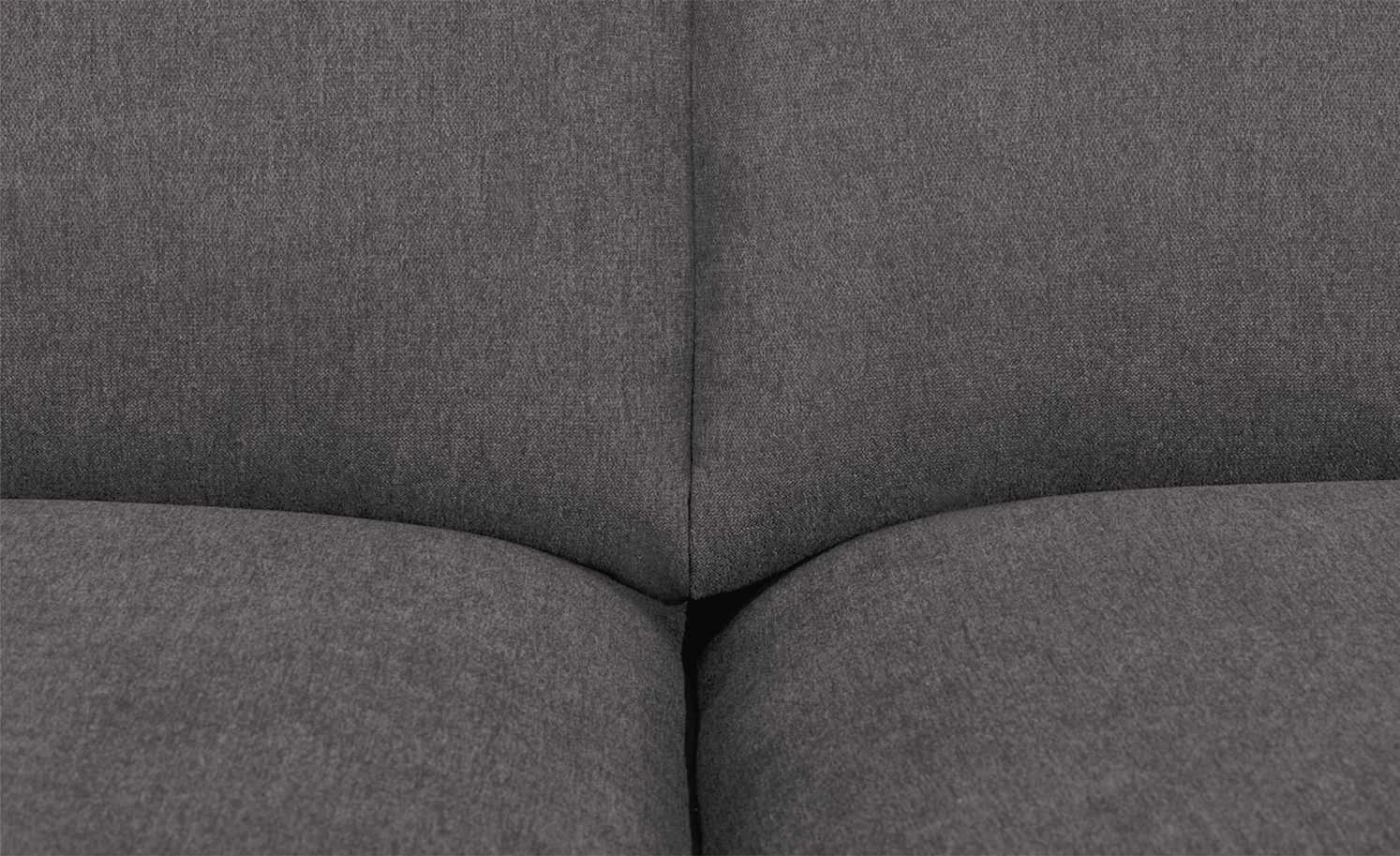 smart Sofa 3-sitzig dunkelgrau - Stoff Bonika | 3 Dunkelgrau Flachgewebe 8 smart Sofa 3-sitzig dunkelgrau - Stoff Bonika | 3 Dunkelgrau Flachgewebe – Bild 6