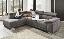 Ecksofa Chocolo | Elefant (Hellbraun) links Grundfunktion