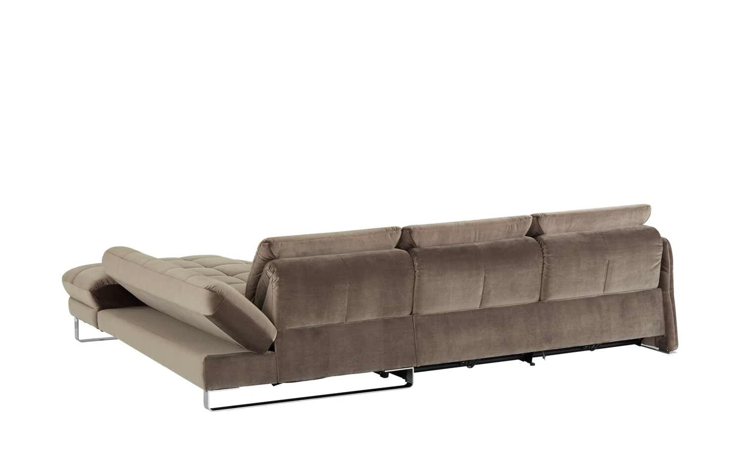 JOOP! Ecksofa mit Relaxfunktion Move 8152 | Schlamm (Hellbraun) rechts 4 JOOP! Ecksofa mit Relaxfunktion Move 8152 | Schlamm (Hellbraun) rechts – Bild 2