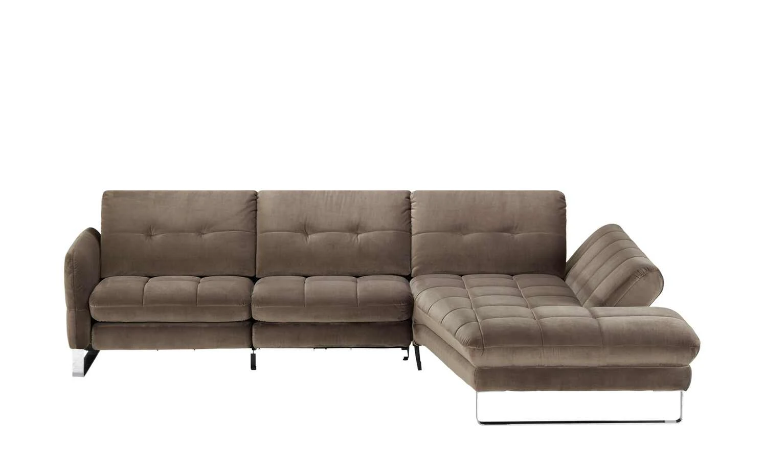 JOOP! Ecksofa mit Relaxfunktion Move 8152 | Schlamm (Hellbraun) rechts 3 JOOP! Ecksofa mit Relaxfunktion Move 8152 | Schlamm (Hellbraun) rechts