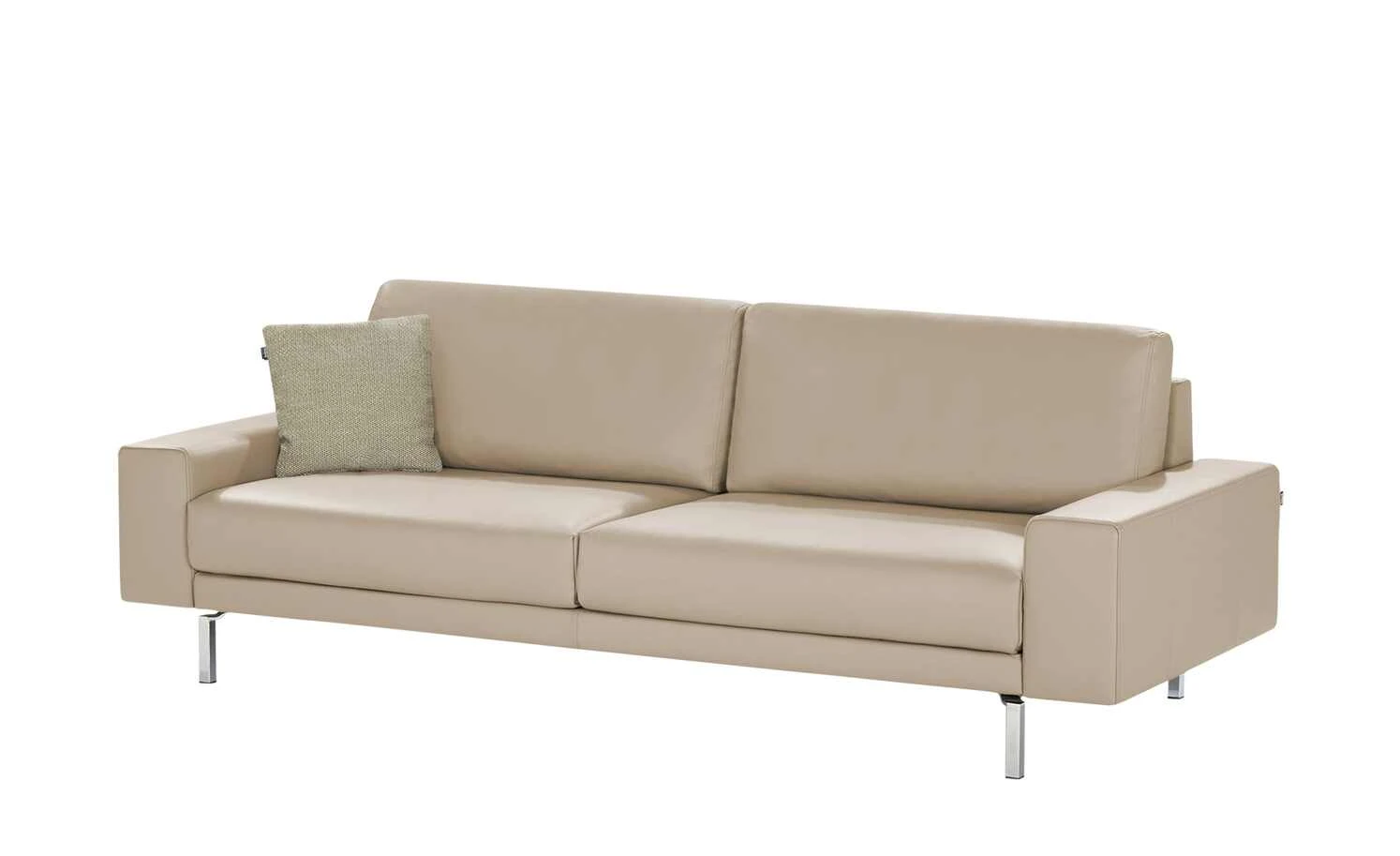 hülsta Sofa Sofabank aus Leder HS 450 | Graubeige 240|cm 5 hülsta Sofa Sofabank aus Leder HS 450 | Graubeige 240|cm – Bild 3
