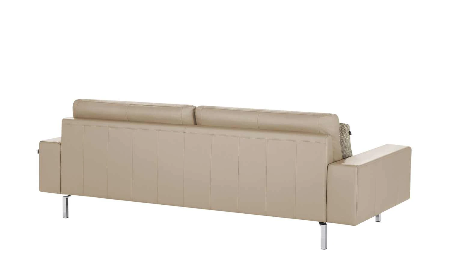 hülsta Sofa Sofabank aus Leder HS 450 | Graubeige 240|cm 6 hülsta Sofa Sofabank aus Leder HS 450 | Graubeige 240|cm – Bild 4