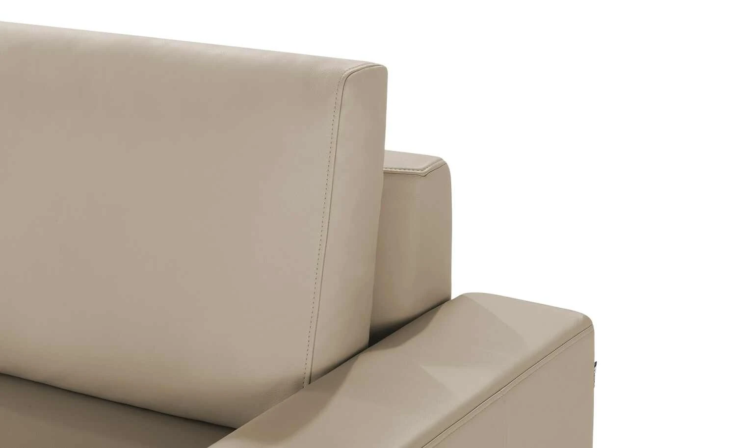 hülsta Sofa Sofabank aus Leder HS 450 | Graubeige 220|cm 8 hülsta Sofa Sofabank aus Leder HS 450 | Graubeige 220|cm – Bild 6