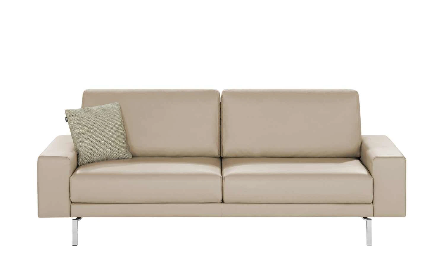 hülsta Sofa Sofabank aus Leder HS 450 | Graubeige 220|cm 4 hülsta Sofa Sofabank aus Leder HS 450 | Graubeige 220|cm – Bild 2
