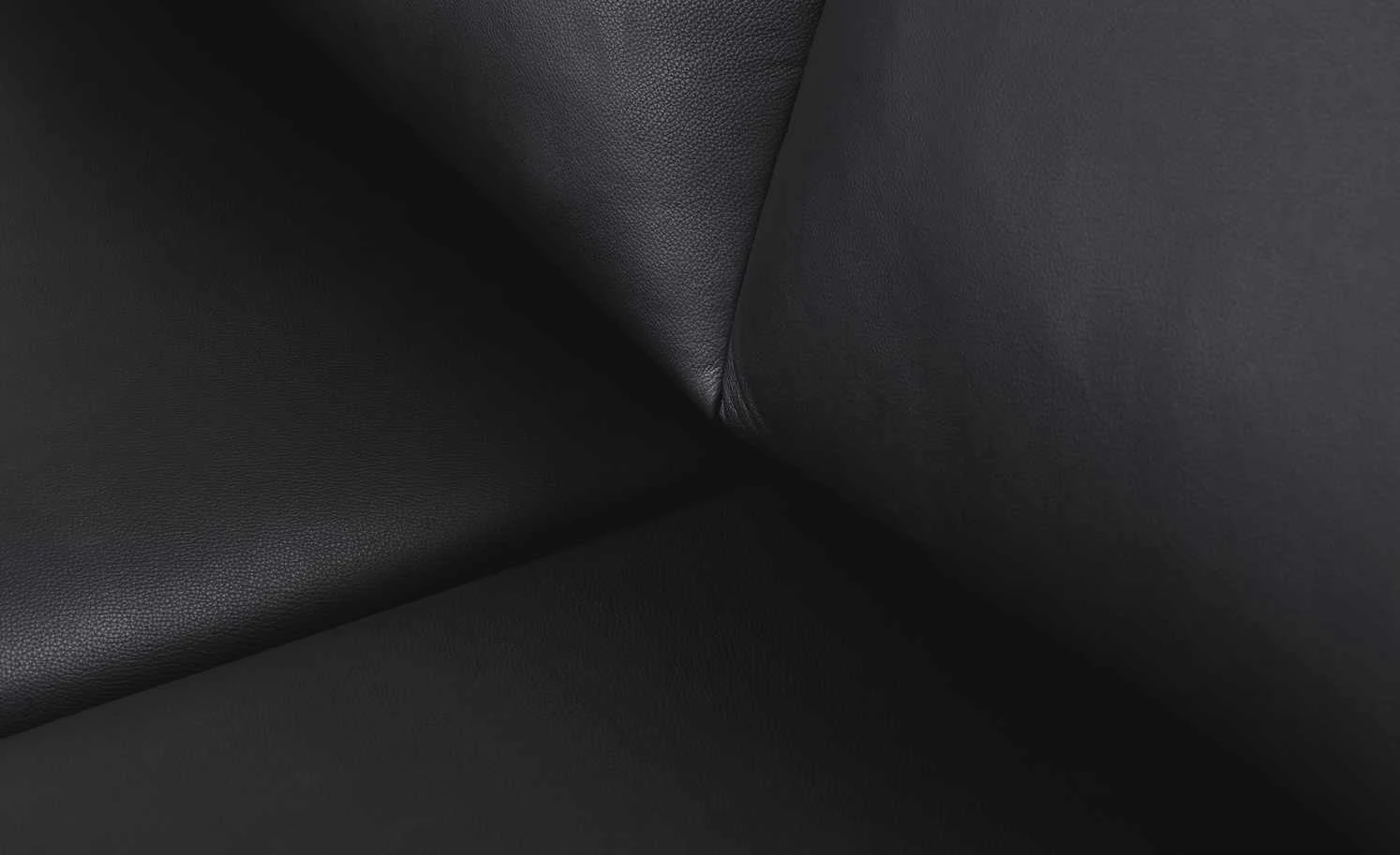 smart Sofa Finola | 2 Schwarz Leder 8 smart Sofa Finola | 2 Schwarz Leder – Bild 6