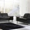 smart Sofa Finola | 2 Schwarz Leder -Sofas Verkaufsladen 21402069 8 201811271539