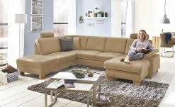 meinSofa Wohnlandschaft Samu | Sand links ohne