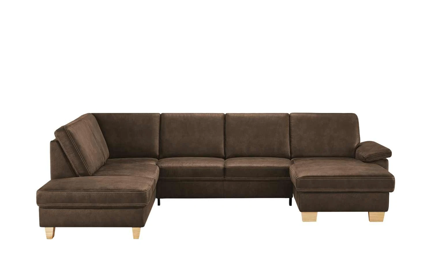 meinSofa Wohnlandschaft Samu | Braun links ohne 4 meinSofa Wohnlandschaft Samu | Braun links ohne – Bild 2