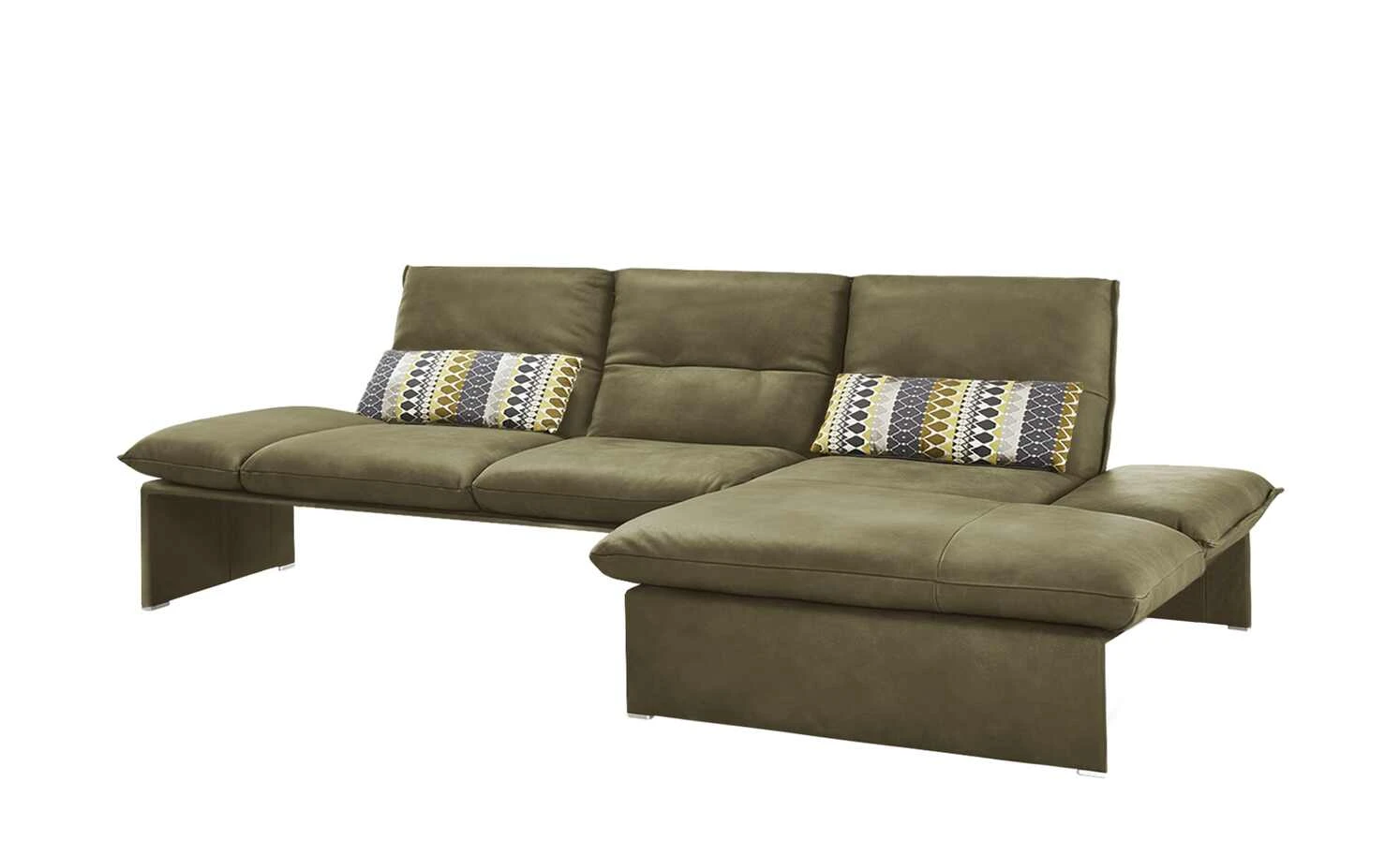 KOINOR Leder-Ecksofa Humfrey | Verde (Dunkelgrün) rechts ohne Massivholzrahmen 5 KOINOR Leder-Ecksofa Humfrey | Verde (Dunkelgrün) rechts ohne Massivholzrahmen – Bild 3