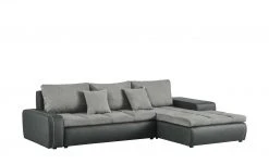 switch Ecksofa mit 2 Sitzhocker Riva | Silver (Grau) rechts ohne -Sofas Verkaufsladen 21405202 11 202109201234