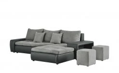 switch Ecksofa mit 2 Sitzhocker Riva | Silver (Grau) rechts ohne -Sofas Verkaufsladen 21405202 12 202109201234