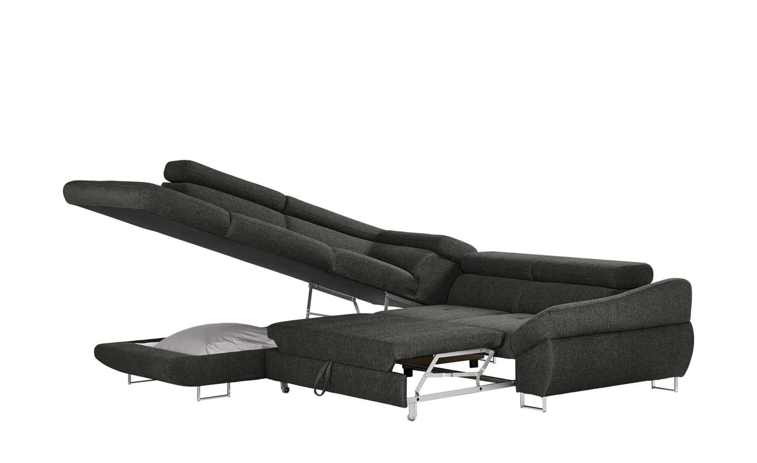 switch Ecksofa Fabio | Schwarz-Grau links Erweiterte Funktion 17 switch Ecksofa Fabio | Schwarz-Grau links Erweiterte Funktion – Bild 15