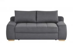 bobb Schlafsofa mit Boxspringpolsterung Eleny de Luxe | Grau Mikrofaser