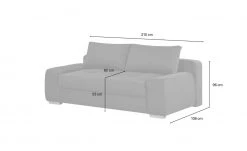 bobb Schlafsofa mit Boxspringpolsterung Eleny de Luxe | Rock (Graubraun) Mikrofaser -Sofas Verkaufsladen 21405898 5 202106172234