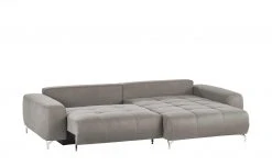 bobb Ecksofa mit Boxspringpolsterung Filis de Luxe | Mikrofaser Taupe rechts verchromt -Sofas Verkaufsladen 21405901 2 201811271542