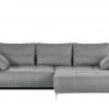 bobb Ecksofa mit Boxspringpolsterung Filis de Luxe | Mikrofaser Silbergrau rechts verchromt -Sofas Verkaufsladen 21405903 5 201906271456