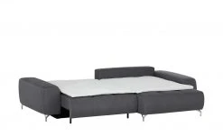 bobb Ecksofa mit Boxspringpolsterung Filis de Luxe | Mikrofaser Grau rechts verchromt -Sofas Verkaufsladen 21405904 17 202006091051