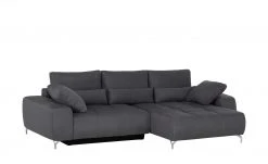 bobb Ecksofa mit Boxspringpolsterung Filis de Luxe | Mikrofaser Grau rechts verchromt -Sofas Verkaufsladen 21405904 20 202006091051