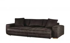 bobb Big Sofa dunkelbraun - Microfaser Caro | Espresso Microfaser in Leder-Optik Erweiterte Funktion -Sofas Verkaufsladen 21406109 11 202106181241