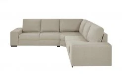 Ecksofa Renée | Schlamm (Beige) Webstoff