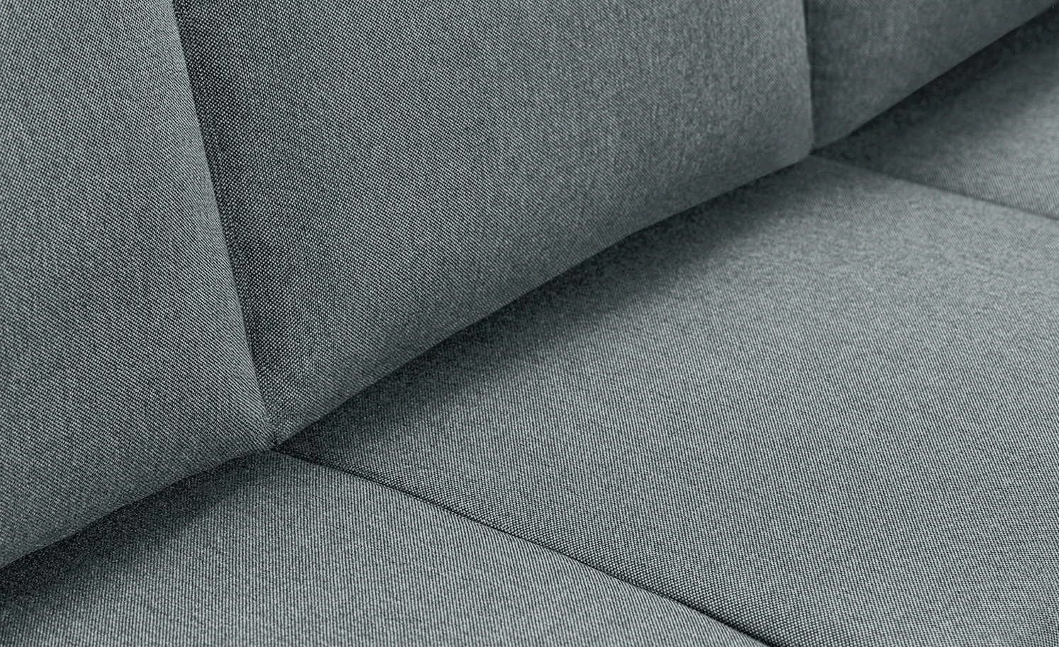 Ecksofa Renée | Graublau Webstoff 6 Ecksofa Renée | Graublau Webstoff – Bild 4