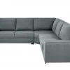 Ecksofa Renée | Graublau Webstoff
