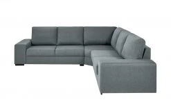 Ecksofa Renée | Graublau Webstoff