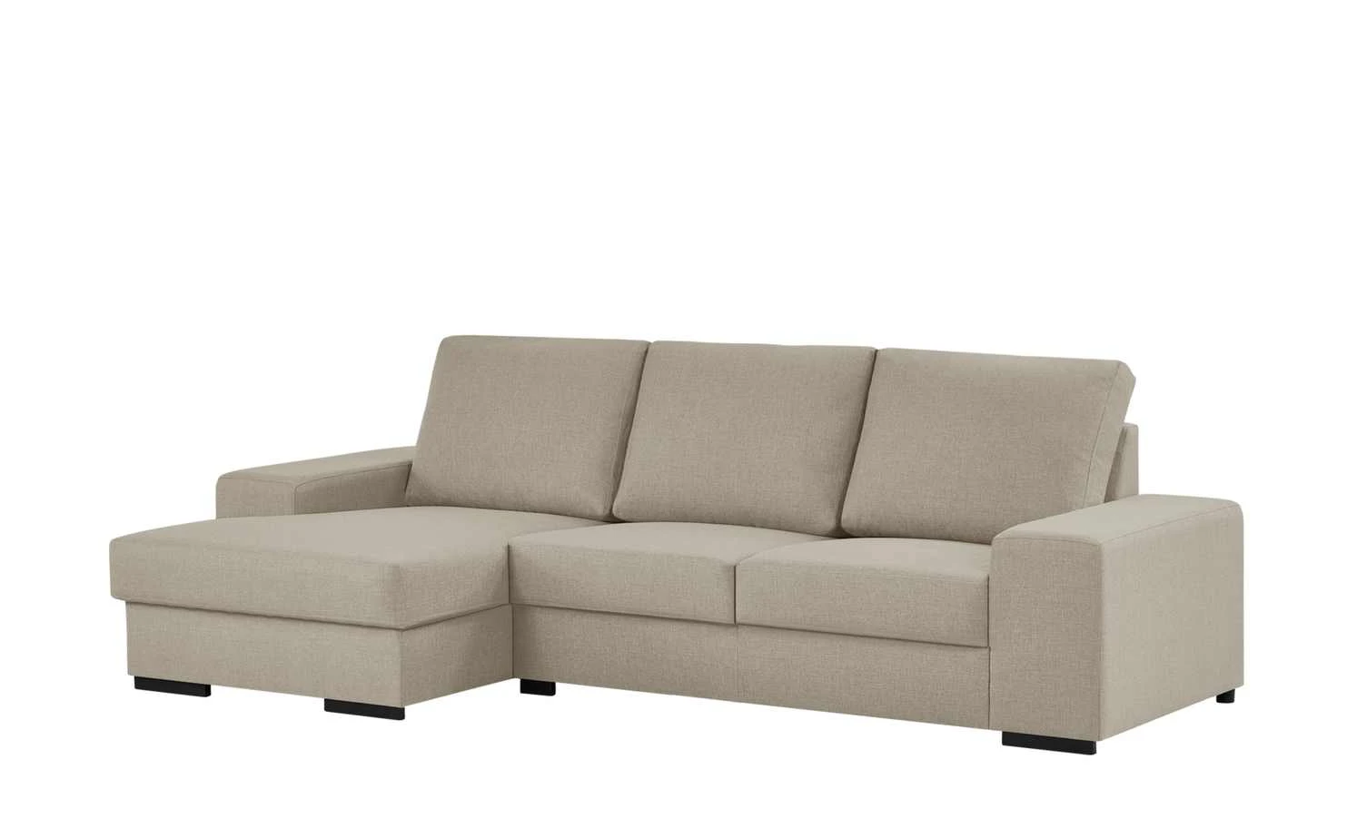 Ecksofa Renée | Schlamm (Beige) links Webstoff 4 Ecksofa Renée | Schlamm (Beige) links Webstoff – Bild 2
