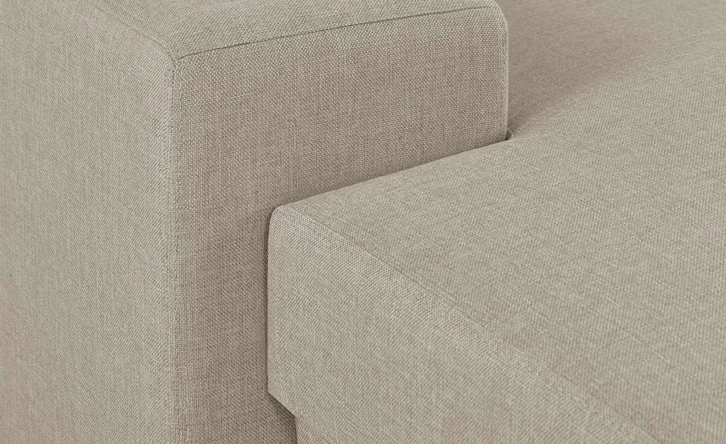 Ecksofa Renée | Schlamm (Beige) links Webstoff 6 Ecksofa Renée | Schlamm (Beige) links Webstoff – Bild 4