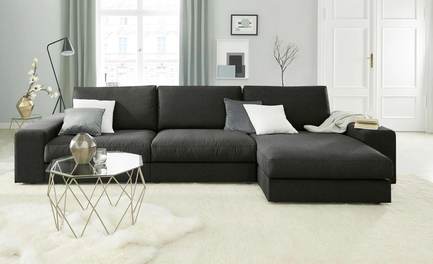 Ecksofa Brooke | Braun 3 Ecksofa Brooke | Braun