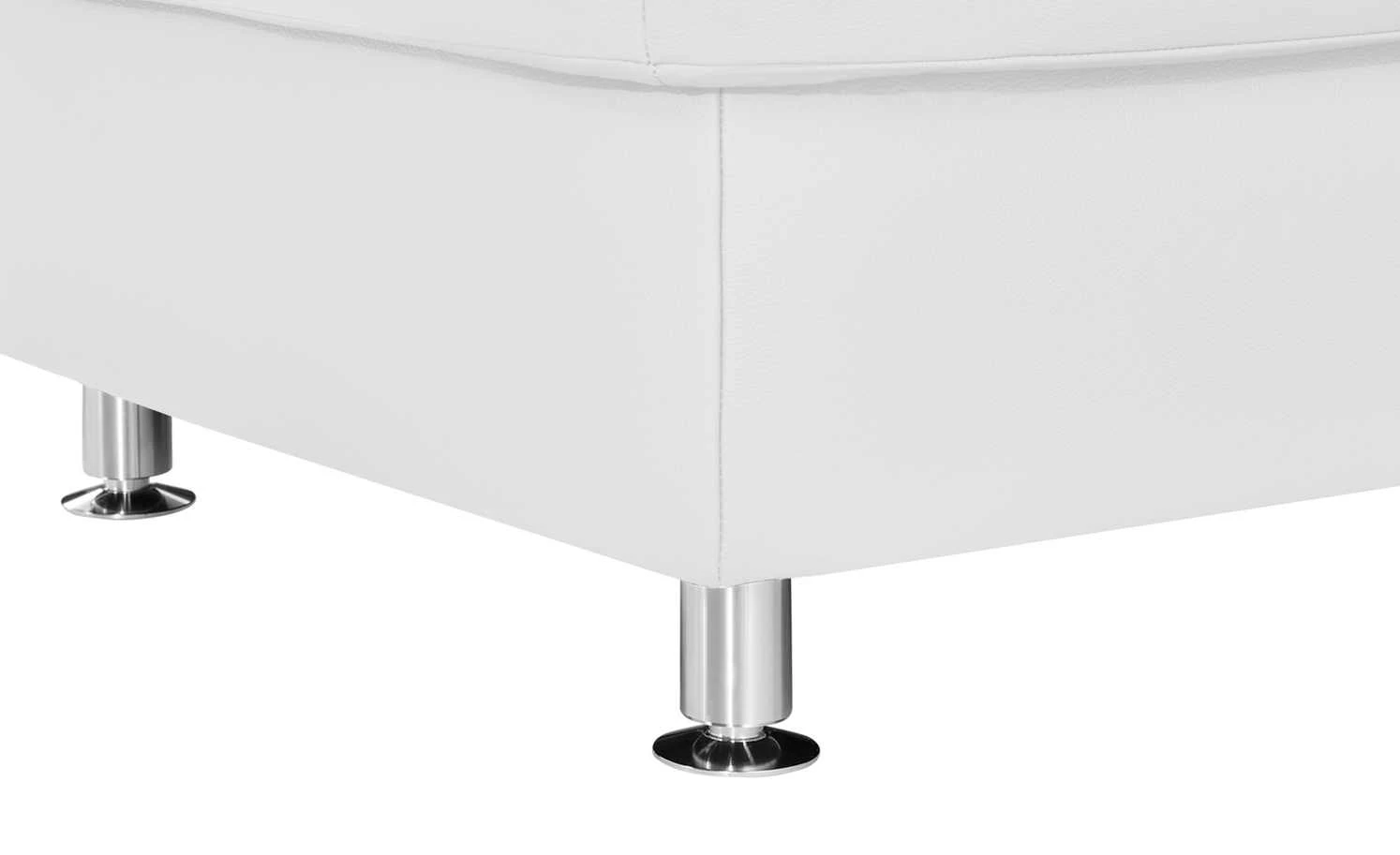 meinSofa Leder-Wohnlandschaft Carolin | Weiß links ohne 6 meinSofa Leder-Wohnlandschaft Carolin | Weiß links ohne – Bild 4