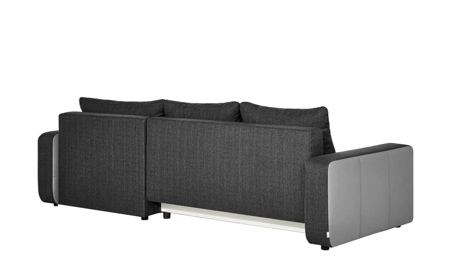 smart Ecksofa Fania | Dunkelgrau / Grau rechts 4 smart Ecksofa Fania | Dunkelgrau / Grau rechts – Bild 2