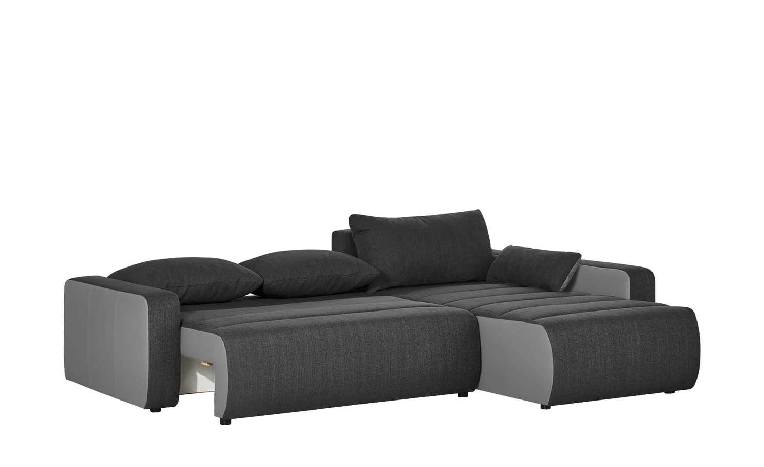 smart Ecksofa Fania | Dunkelgrau / Grau rechts 7 smart Ecksofa Fania | Dunkelgrau / Grau rechts – Bild 5