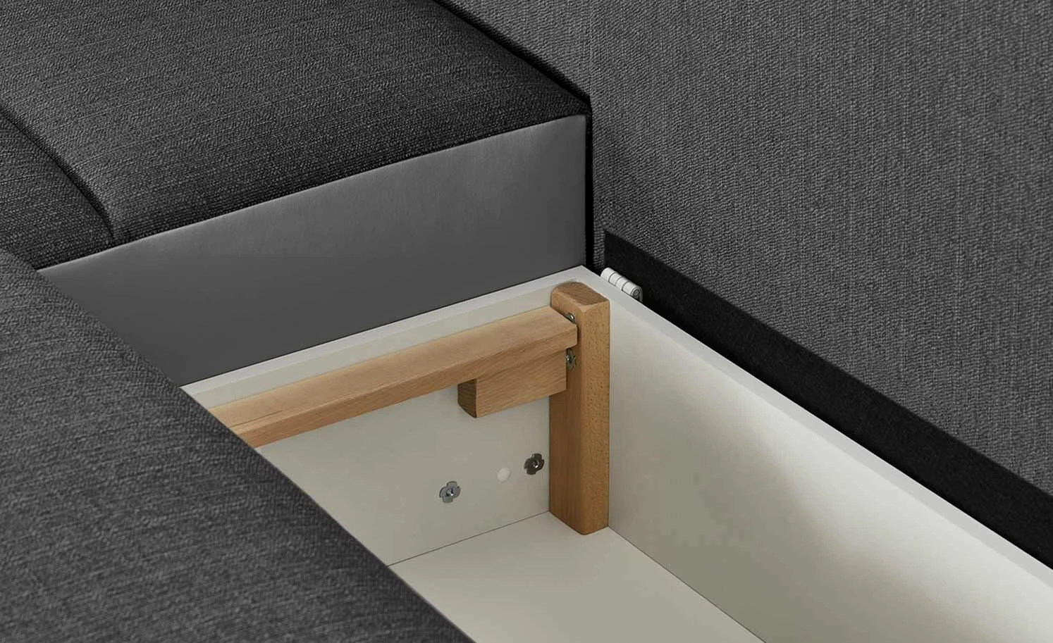 smart Ecksofa Fania | Dunkelgrau / Grau rechts 12 smart Ecksofa Fania | Dunkelgrau / Grau rechts – Bild 10