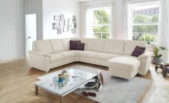 meinSofa Wohnlandschaft Rita | Creme links ohne