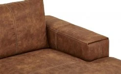 smart Ecksofa Gabriela | Cognac rechts Mikrofaser Leder-Optik glatt -Sofas Verkaufsladen 21408223 10 202102081234
