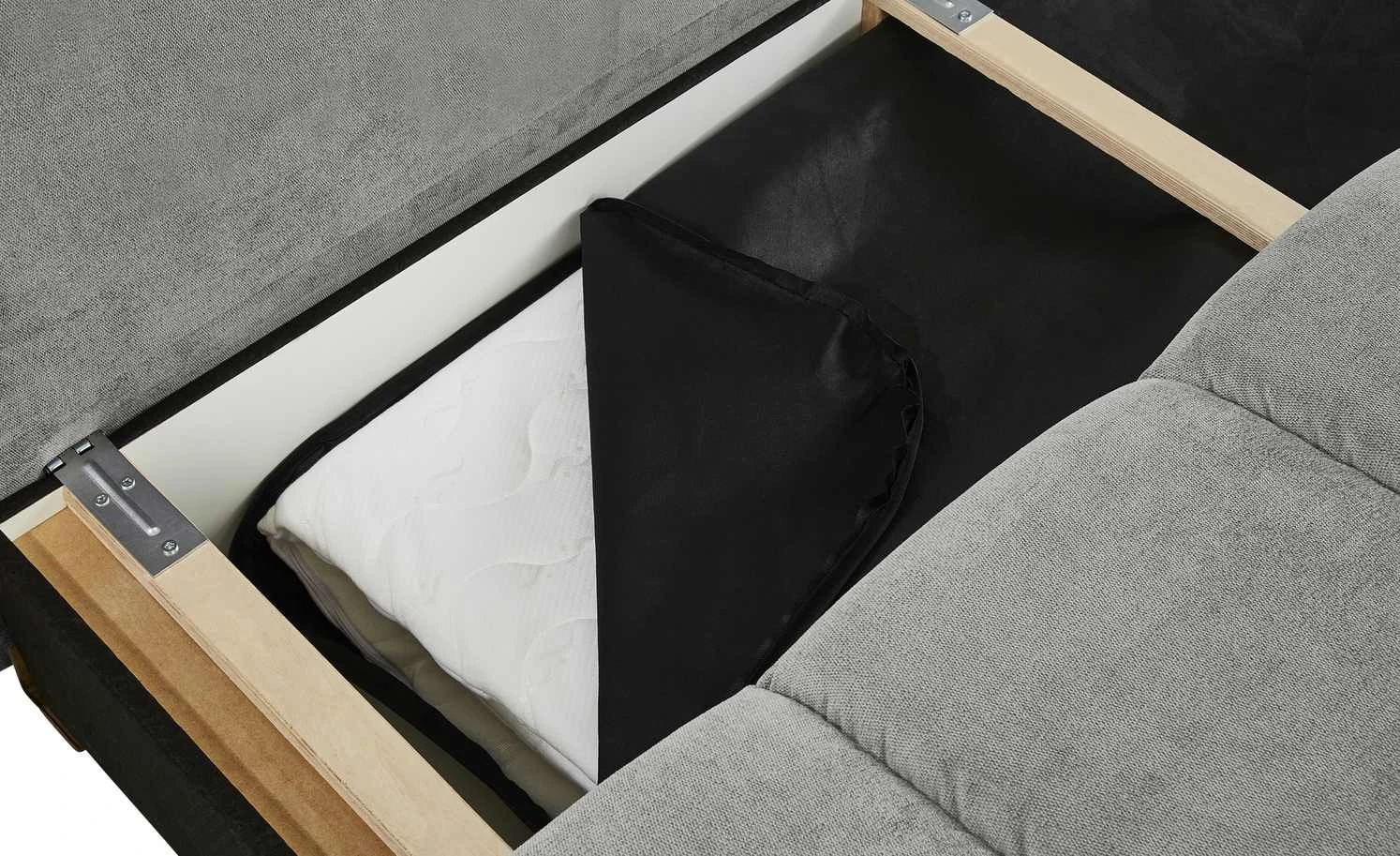 bobb Schlafsofa Isalie de Luxe | Silbergrau Mikrofaser fein 12 bobb Schlafsofa Isalie de Luxe | Silbergrau Mikrofaser fein – Bild 10