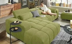 uno Ecksofa Origo | Grün links