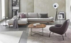 hülsta Sofa Ecksofa HS 420 | Signalgrau links