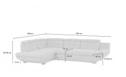 uno Ecksofa Elias | Graubraun links Erweiterte Funktion -Sofas Verkaufsladen 22400885 1 202002082233