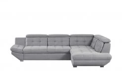 uno Ecksofa Elias | Silbergrau rechts Grundfunktion