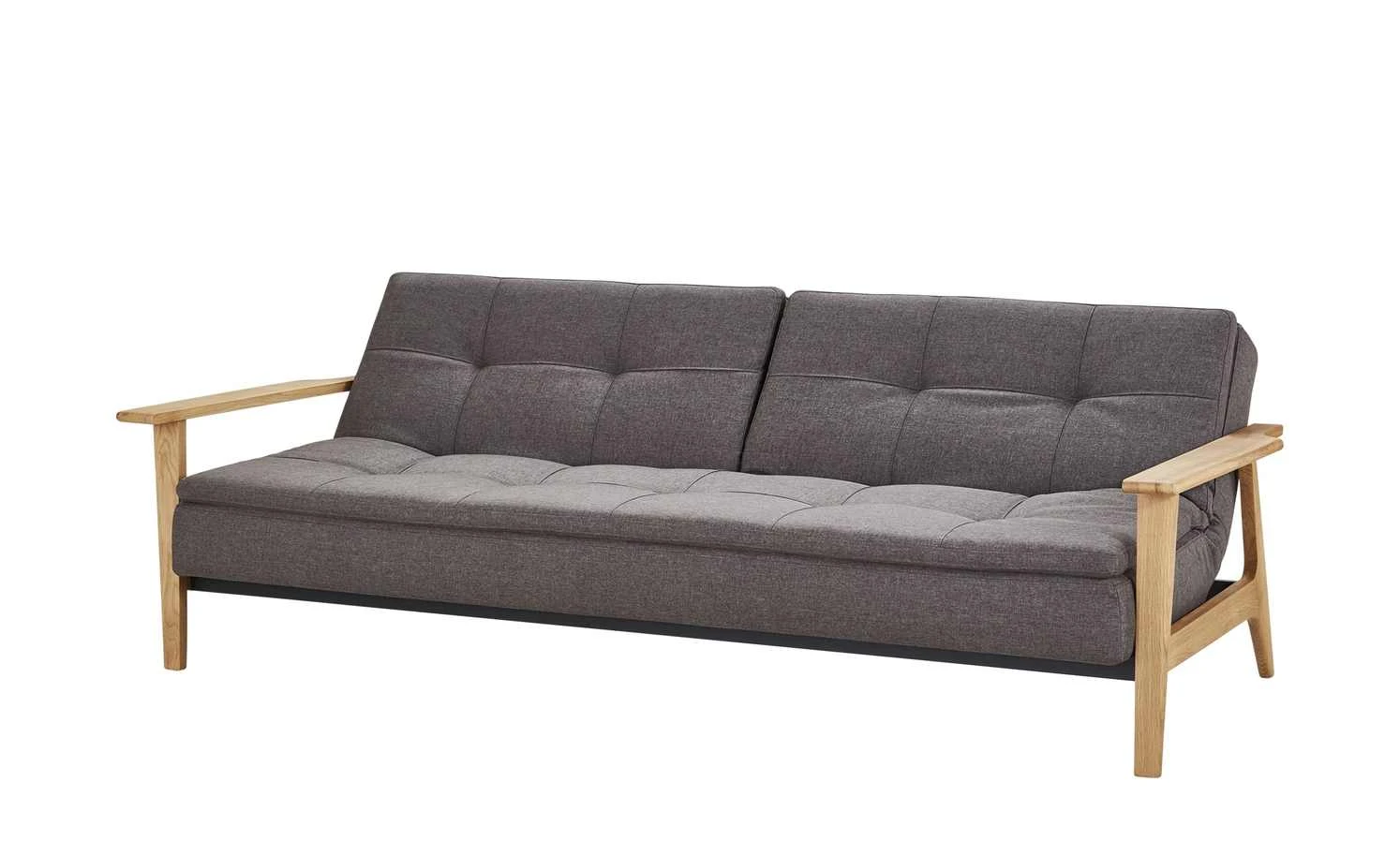 Design-Schlafsofa Stratos | Dunkelgrau / Eiche 5 Design-Schlafsofa Stratos | Dunkelgrau / Eiche – Bild 3