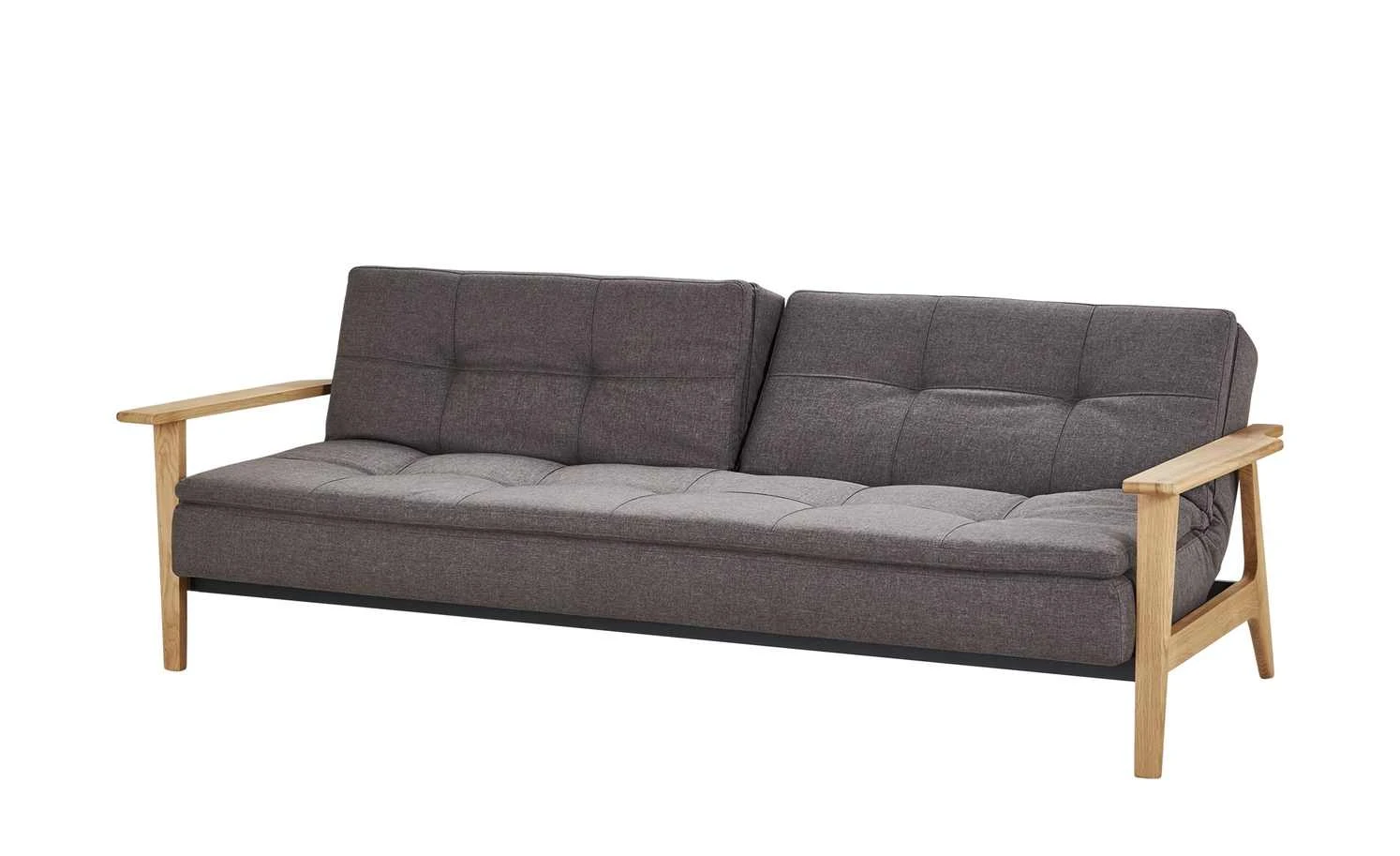 Design-Schlafsofa Stratos | Dunkelgrau / Eiche 11 Design-Schlafsofa Stratos | Dunkelgrau / Eiche – Bild 9
